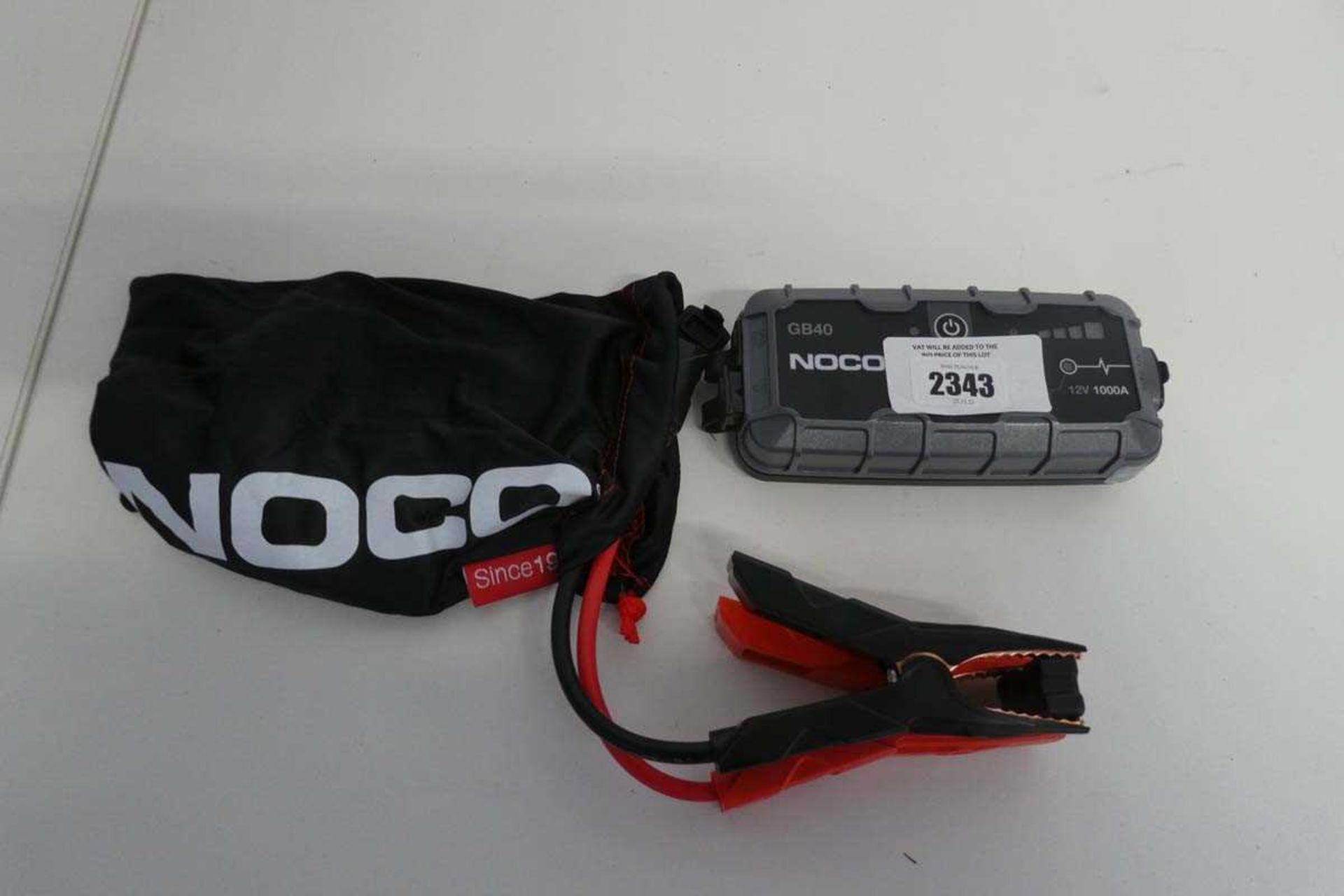 +VAT Noco Boost Plus GB40 12V battery charger and maintainer