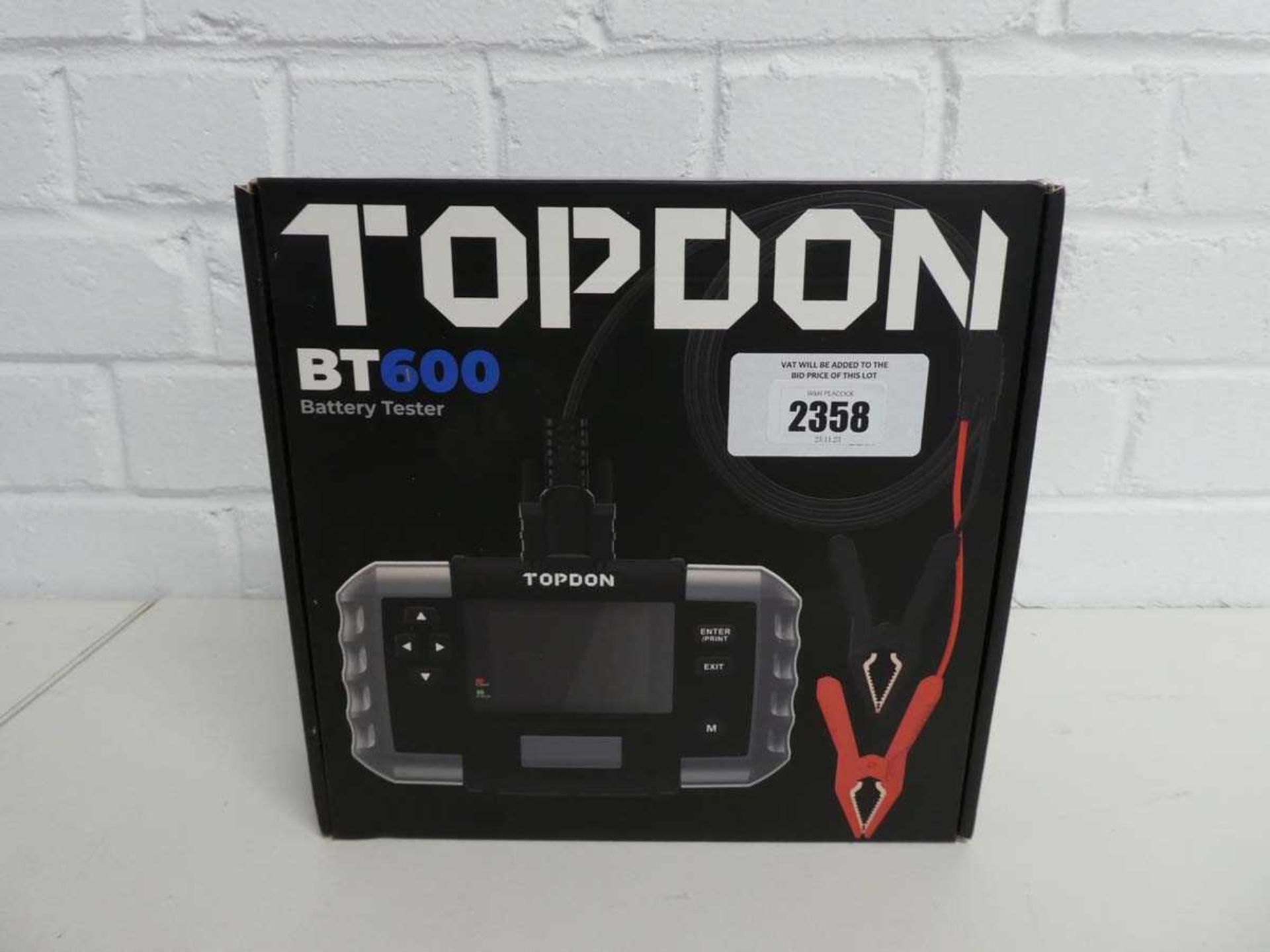 +VAT Topdon BT600 battery tester