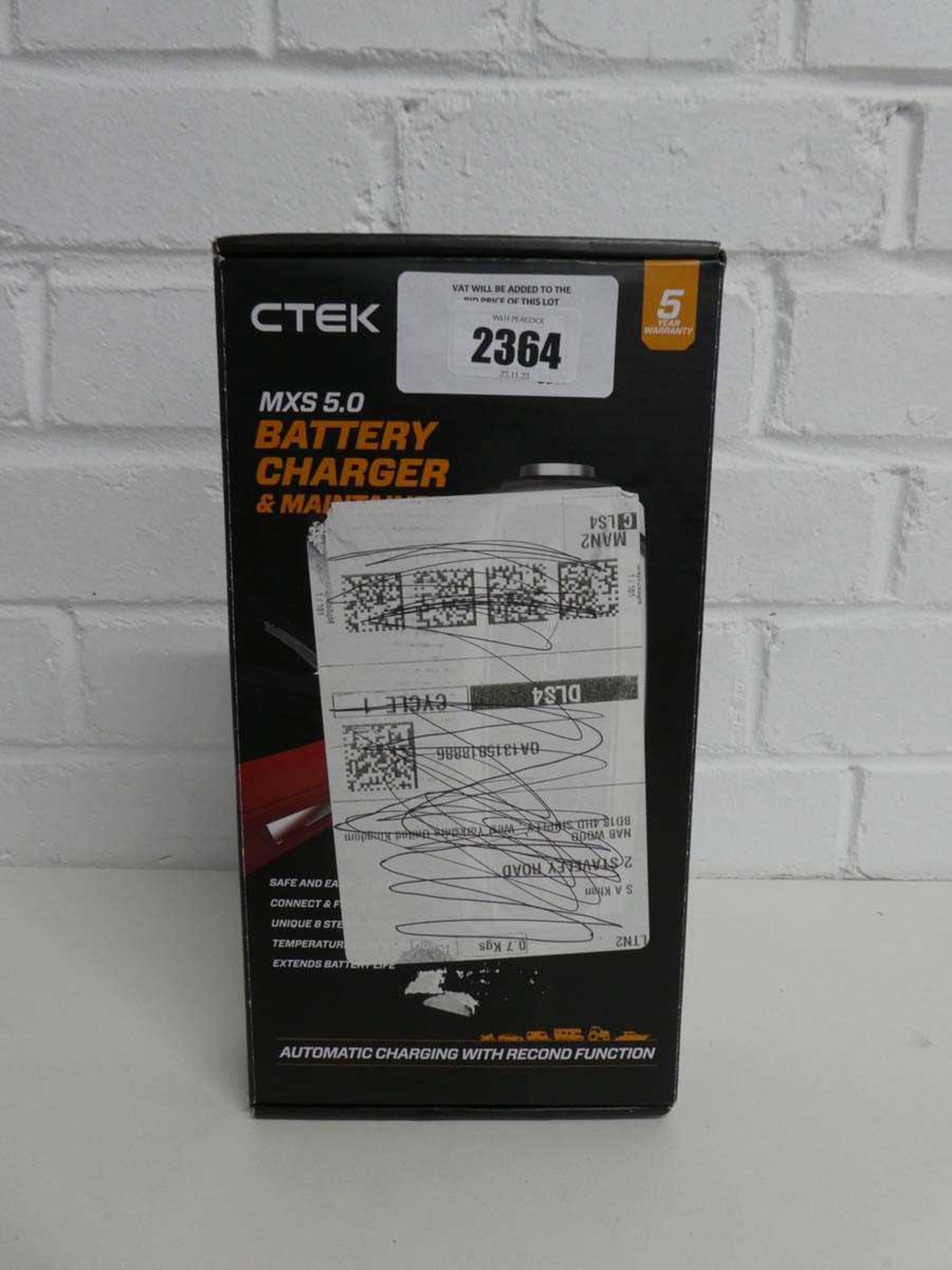 +VAT CTEK MXS 5.0 Battery Charger & Maintainer
