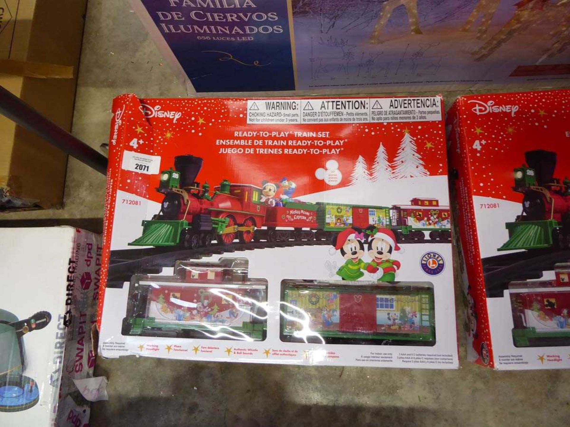 +VAT Boxed Disney Ready To Play Christmas train set