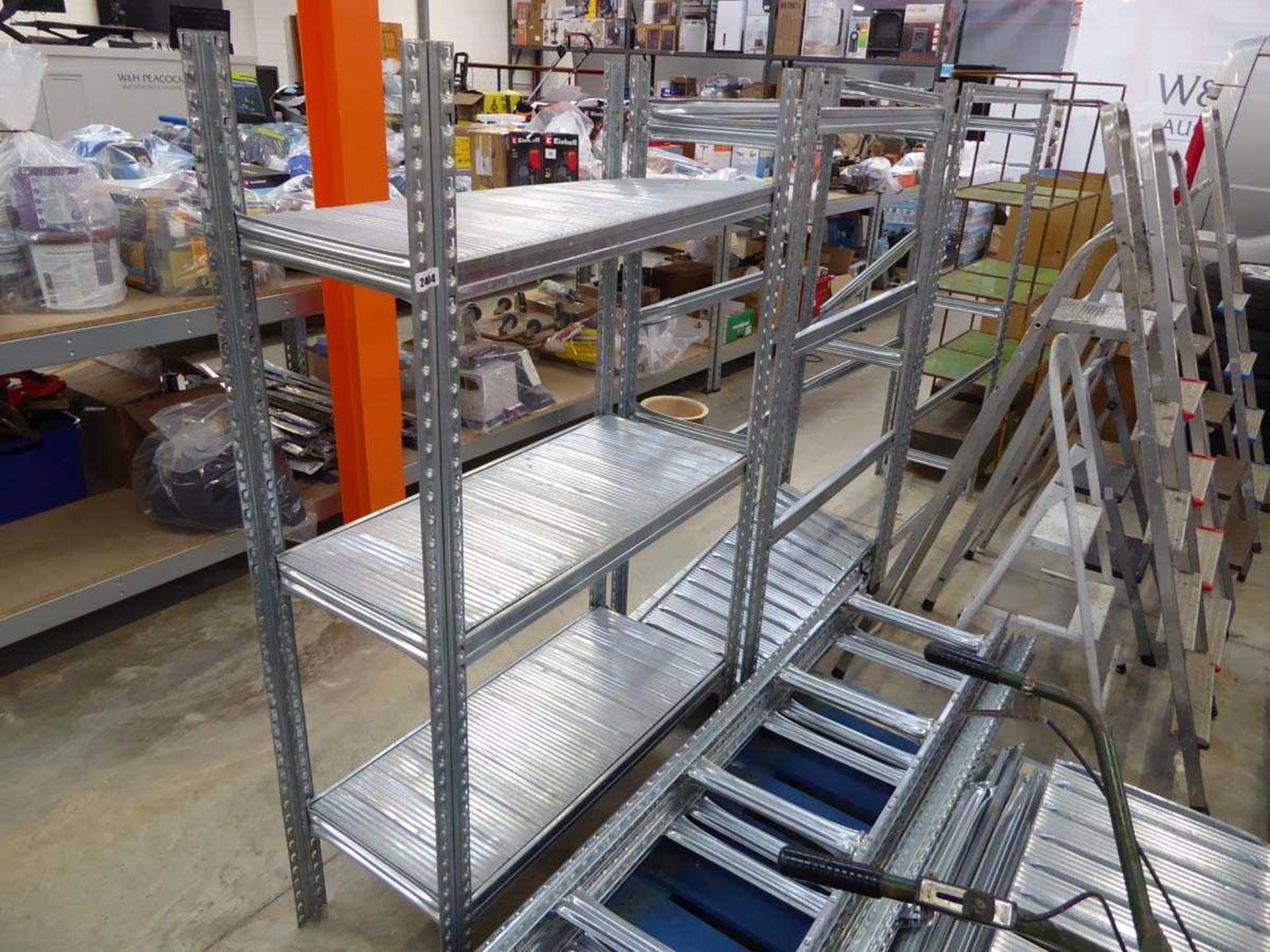 Approx. 4 bays of galvanised racking - Image 2 of 3