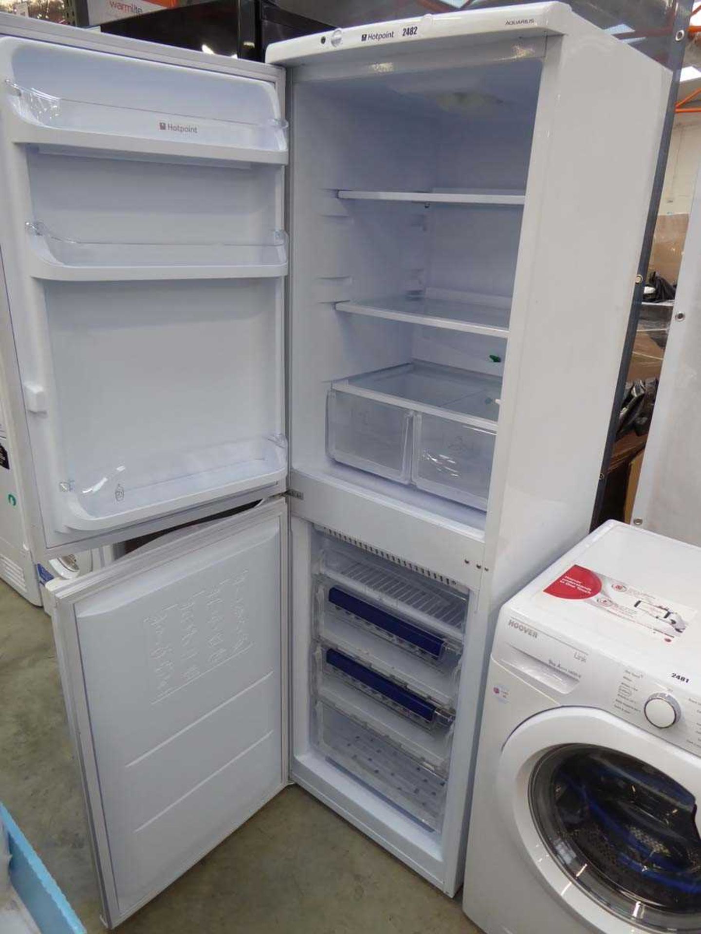 Hotpoint aquarius fridge freezer - Image 2 of 2