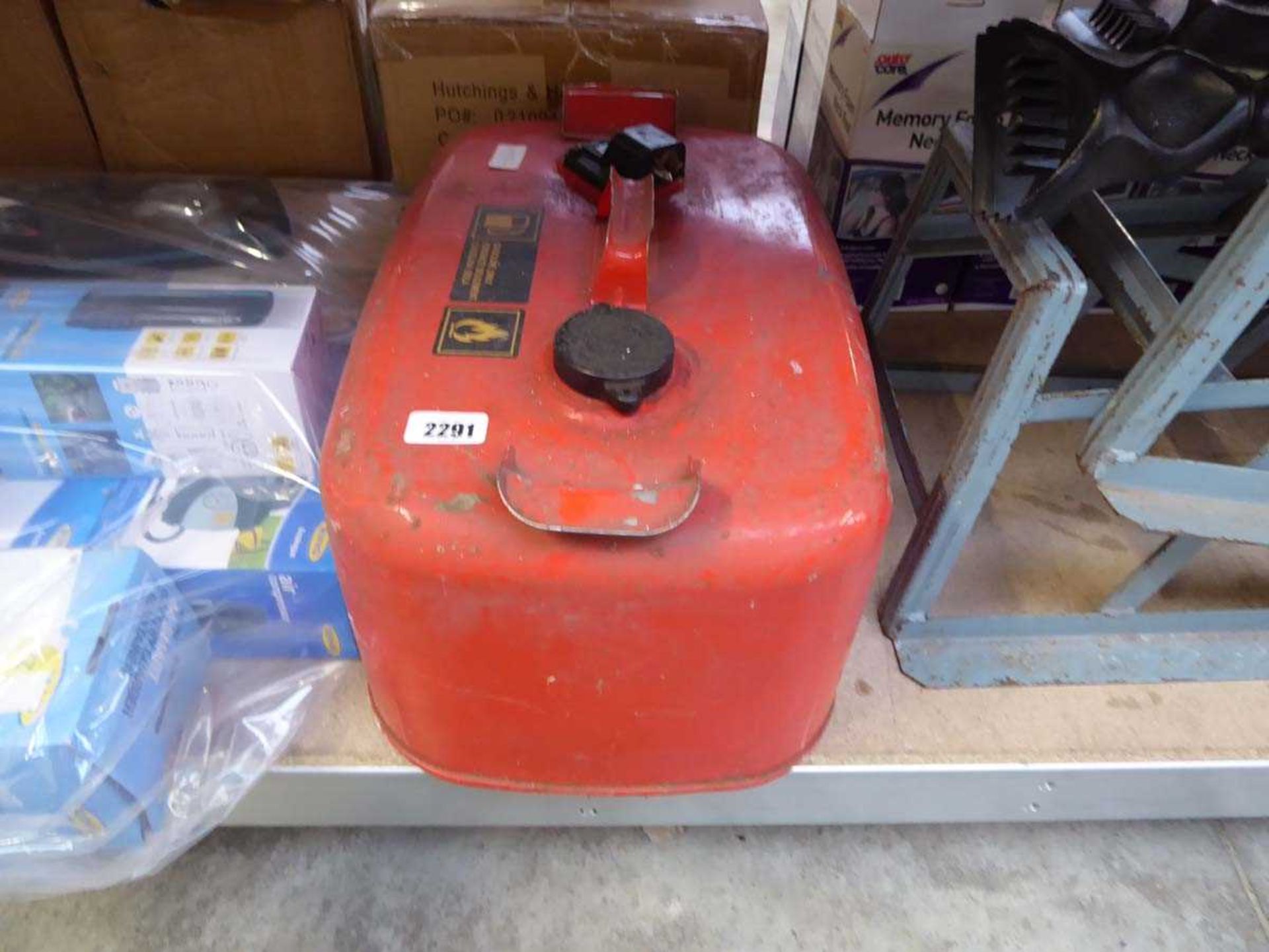 Large metal jerry can