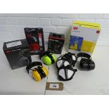 +VAT Quantity of JSP 3M and other branded work ear defenders together with a box of 200 3M foam
