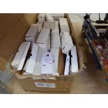 Box containing door telecom parts and accessories