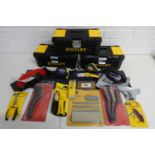 +VAT 3 toolboxes, Silverline zip up tool bag, self adhesive spreading trowel, tiling trowel, tape