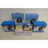 +VAT 3 RTC 1000 Rapid Digital Tyre inflators together with 2 Ring Analogue AIr compressors