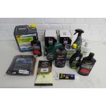 +VAT Quantity of car cleaning and repair items, to include T-Cut colour fast scratch remover,