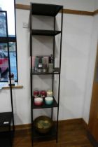 +VAT Floor standing metal 5 tier shelving unit