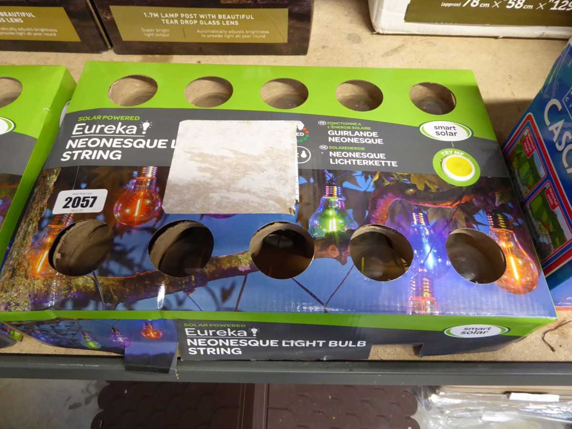 3 boxed solar powered outdoor string lights - Image 2 of 2