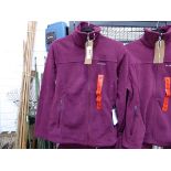 +VAT Columbia fleece full zip jacket in purple (size M)