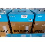 +VAT Boxed Duux Threesixty 2 heater in black