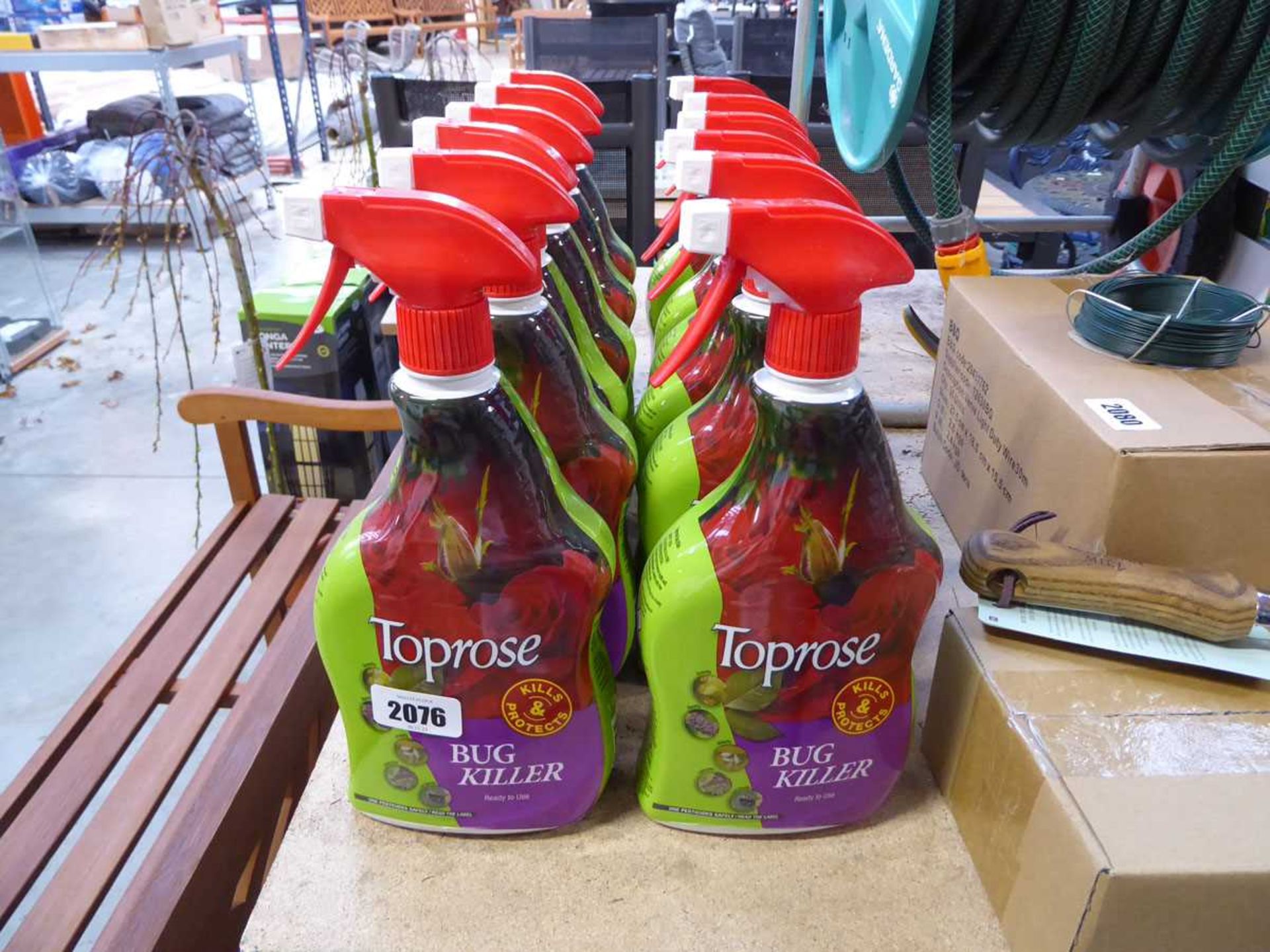 12 bottles of Toprose bug killer