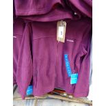 +VAT Columbia fleece full zip jacket in purple (size L)