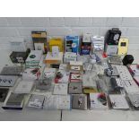 +VAT Large quantity of electrical switches and sockets by Schneider, British General, TCP,
