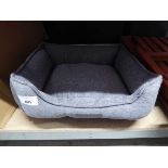 +VAT Scruffs grey fabric dog bed