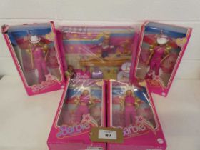 +VAT Gymnastic Barbie with gymnastics set and 4 Barbies from Barbie The Movie