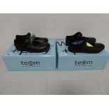 2 pairs of girls school shoers by Term Footwear, size 1