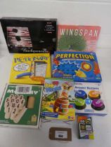 +VAT Backgammon, Pictionary, Pop Up Pirate, Perfection, 100 Pics card game, etc.