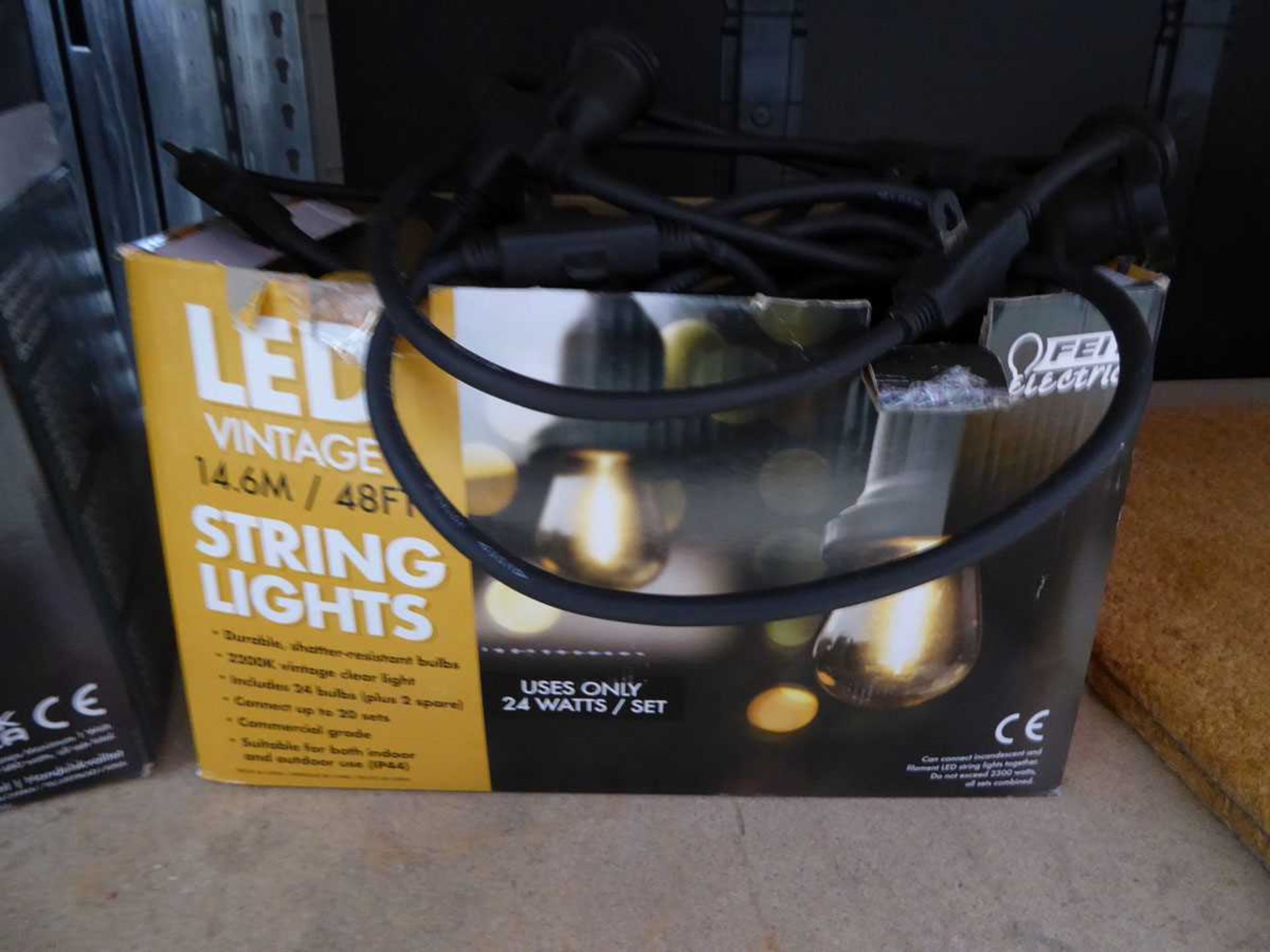 +VAT 2 boxed set of LED vintage garden string lights - no bulbs - Image 2 of 2