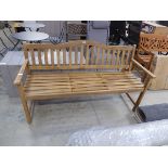 3 seater garden bench with fold up table