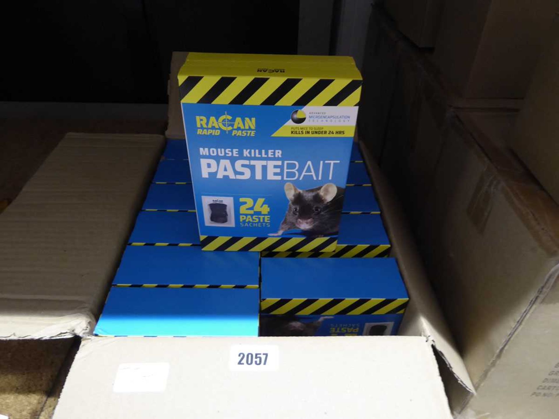 12 boxes of Racan mouse killer paste bait