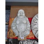 Buddha concrete wall plaque