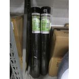 2 rolls of weed control fabric