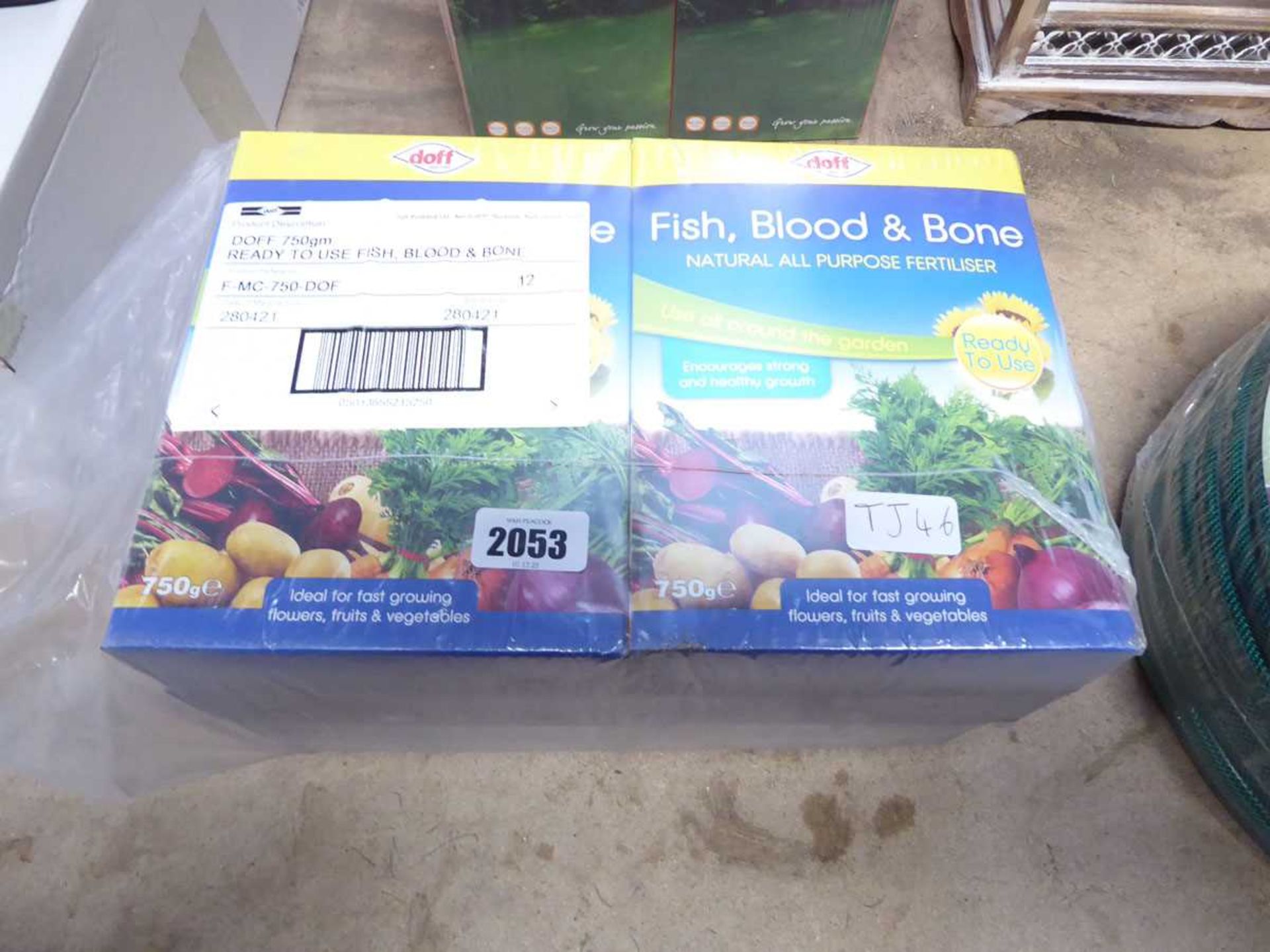 6 packs of fish, blood and bone all purpose fertiliser