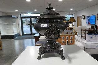 Pewter coloured samovar