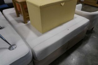 King divan bed base with memory foam Tempur mattress
