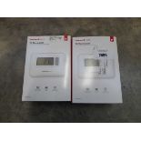 +VAT 2 Honeywell T3 seven day programmable wired thermostats