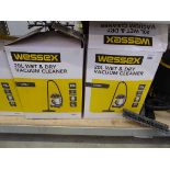 +VAT 2 Wessex 18L wet and dry vacuum cleaners