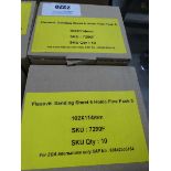 +VAT 10 boxes containing 100 packs of Flex O Vit 102 x 114mm sanding sheets