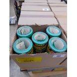 +VAT 2 boxes containing 12 rolls of Oakey liberty green 115 x 5m sand paper (60 grit)