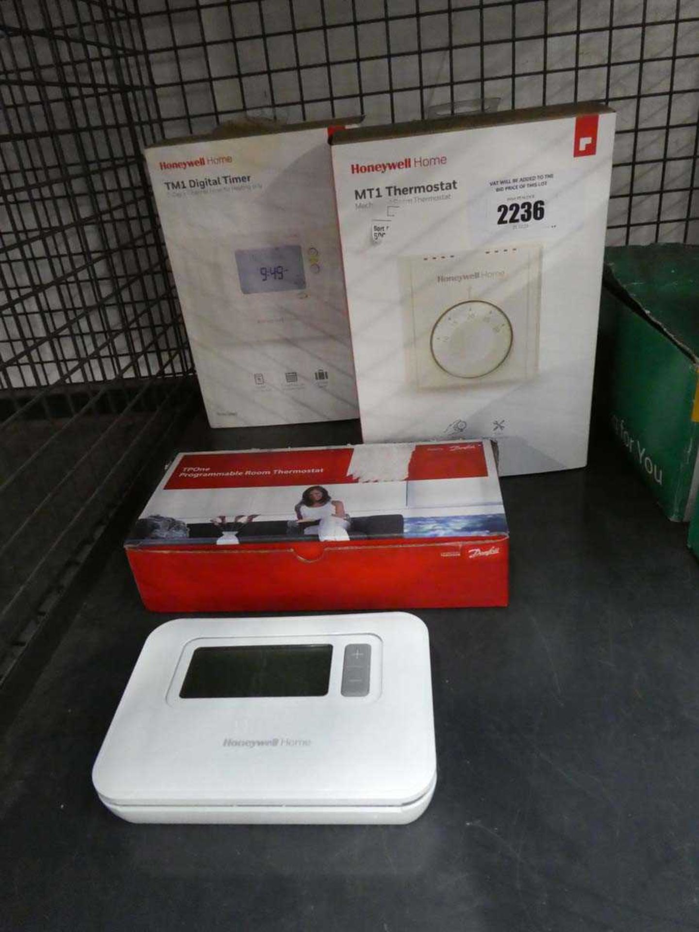 +VAT Honeywell Home MT1 mechanical thermostat with 2 other programmable thermostats