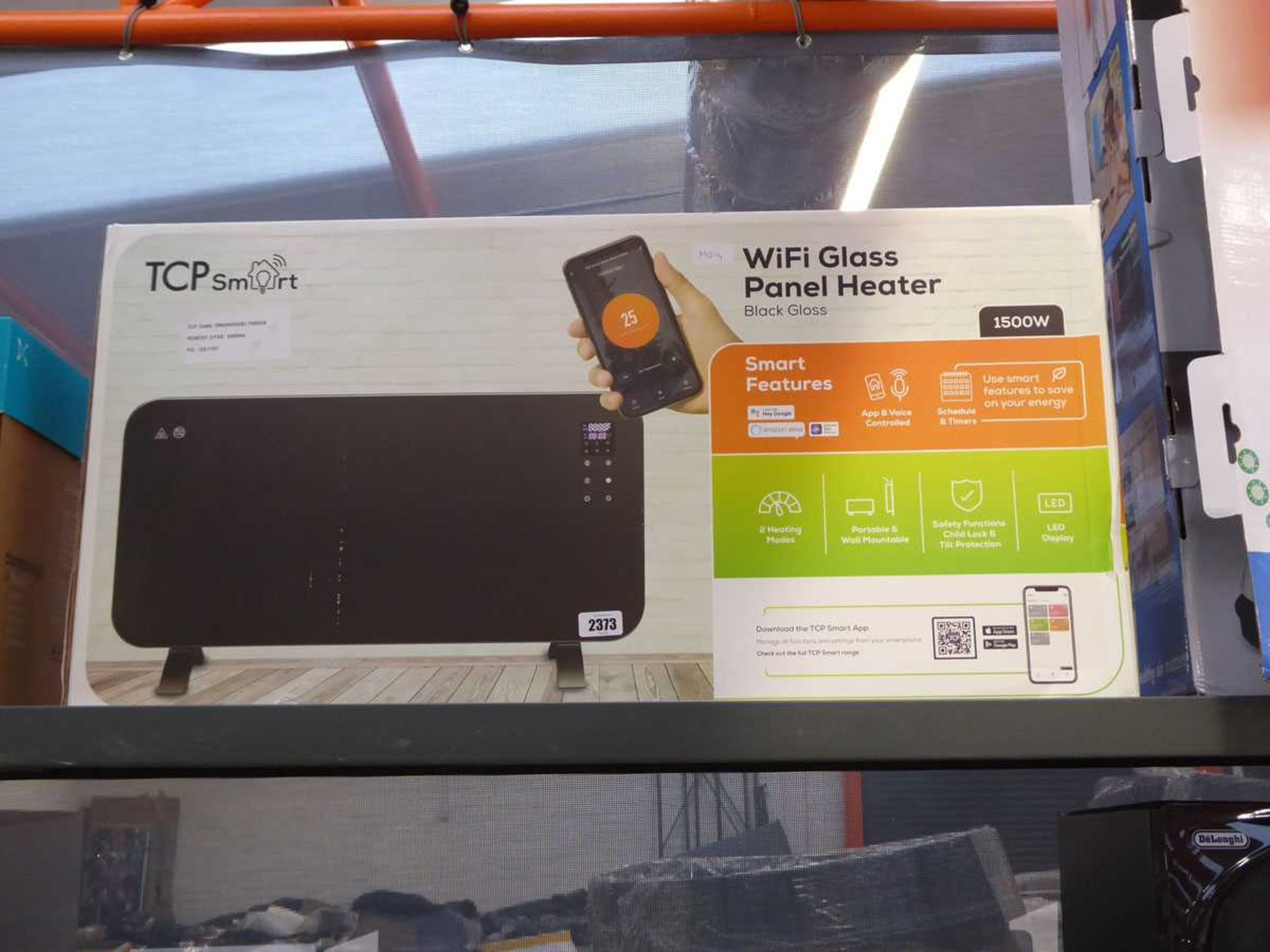 Boxed TCP smart wifi glass panel heater