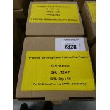 +VAT 10 boxes containing 100 packs of Flex O Vit 102 x 114mm sanding sheets