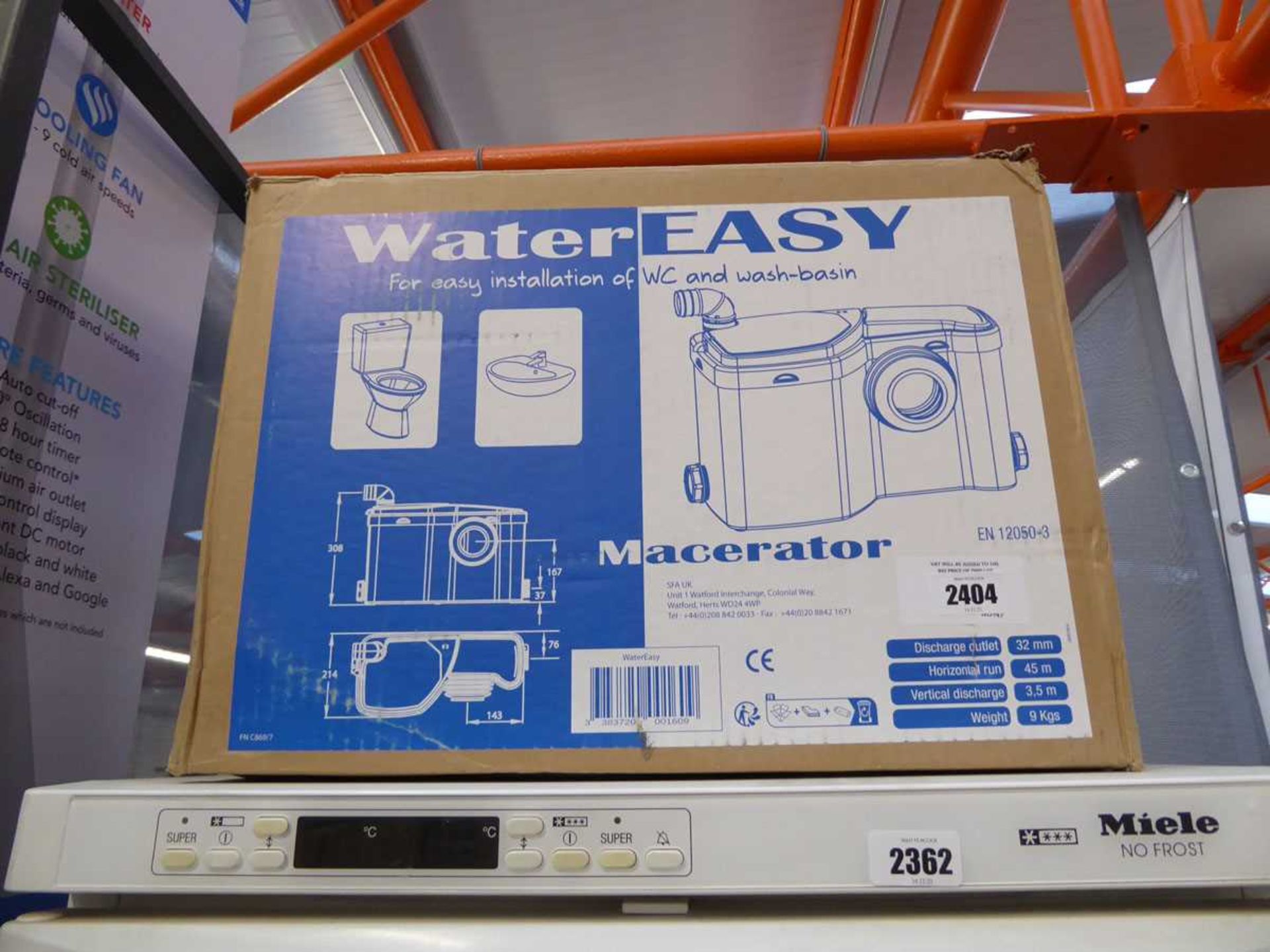 +VAT Boxed Watereasy Macerator