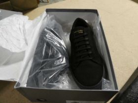 Boxed pair of Alexander Laude Germany Riva trainers in black (size EU 44)