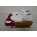+VAT Pair of Skechers Go Walk trainers in white (size 5)