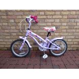 Girl's Cherry Lane 2 wheeled purple and pink bike