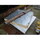 +VAT Two pieces of celotex and two pieces of polystyrene board