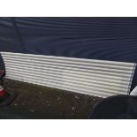 Quantity of plastic roofing sheets