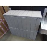 +VAT 2 plastic storage boxes, one with hole in front