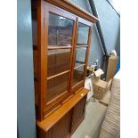 +VAT Wooden display cabinet with covered under