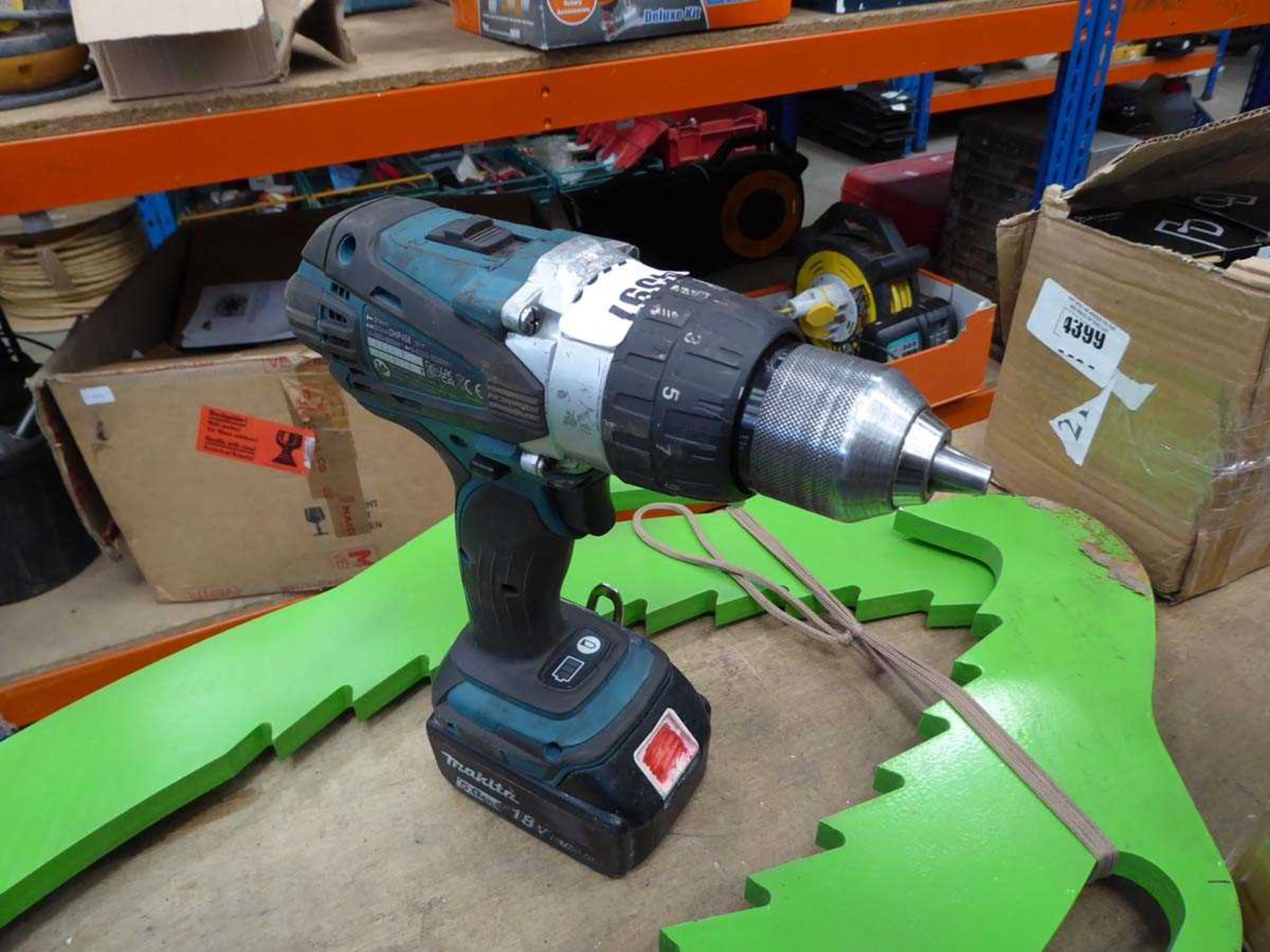 Makita battery drill, one battery, no charger