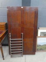 A 19th century mahogany folding bar billiards table, 274 x 82 cm (open)