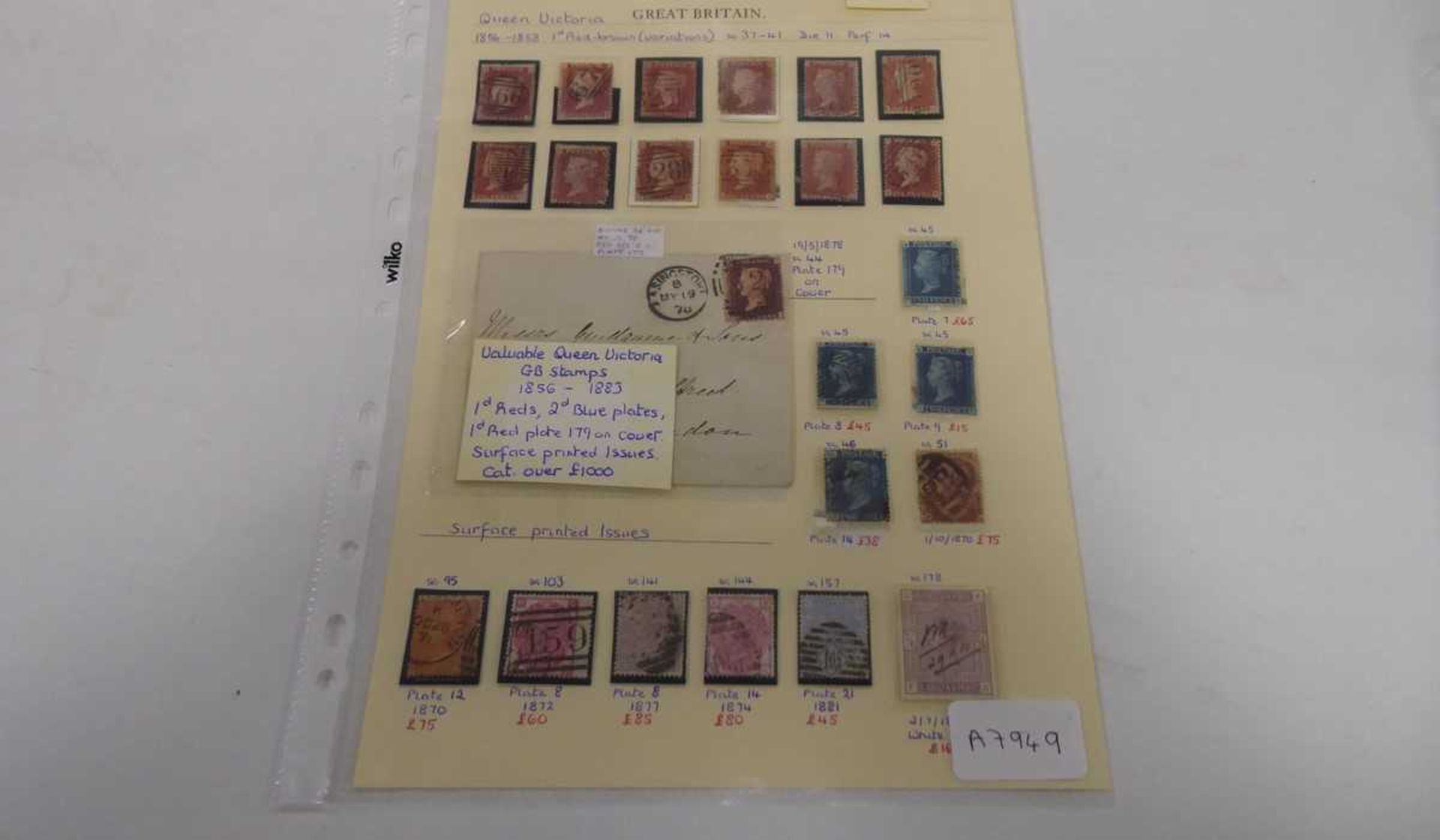 Quantity of Queen Victoria stamps including 1d black and 2d blue, dating from 1840s, some on - Image 2 of 2