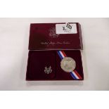 1983 Olympic Silver Dollar with case and box